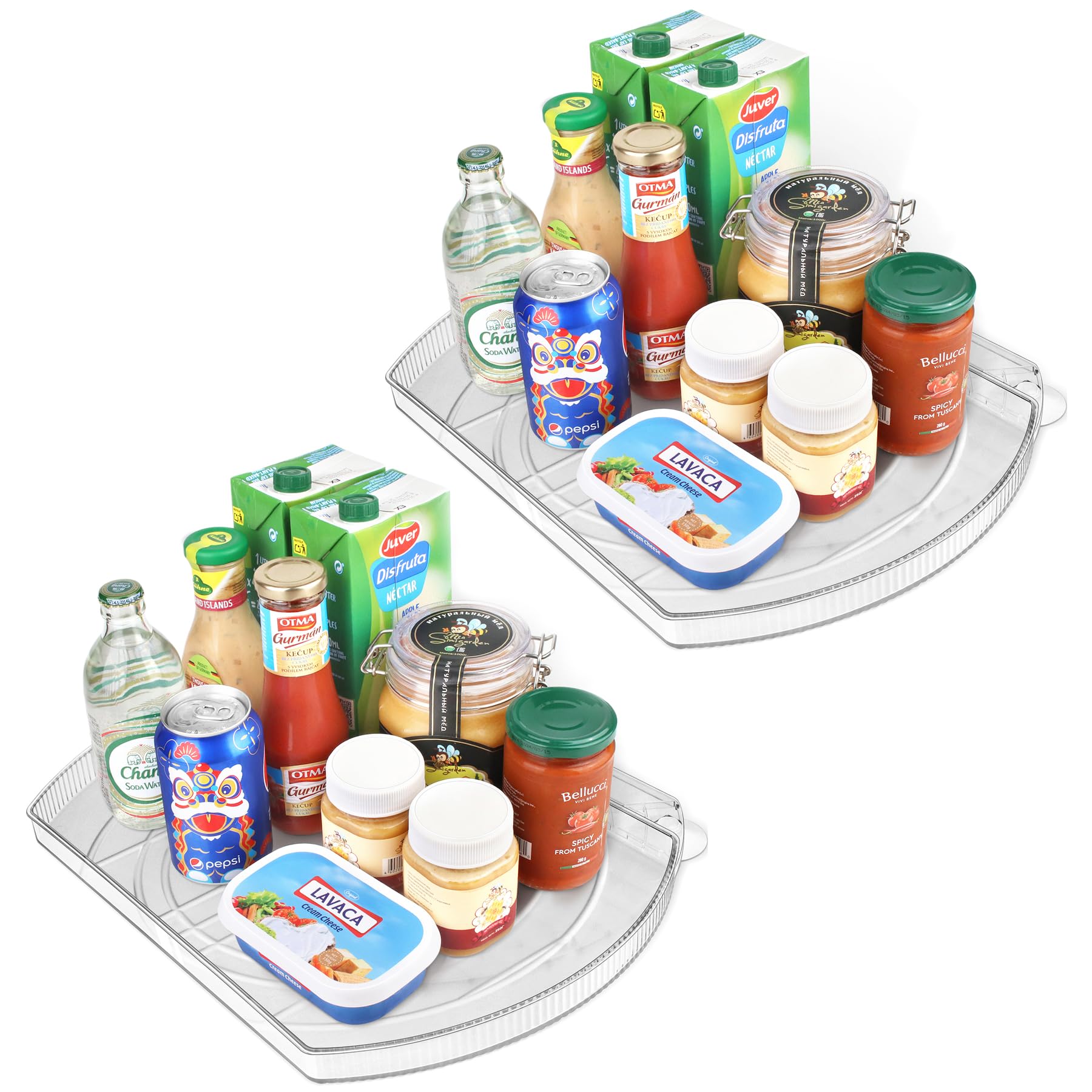 Amazon.com - FIRJOY Lazy Susan Turntable for Refrigerator, Square